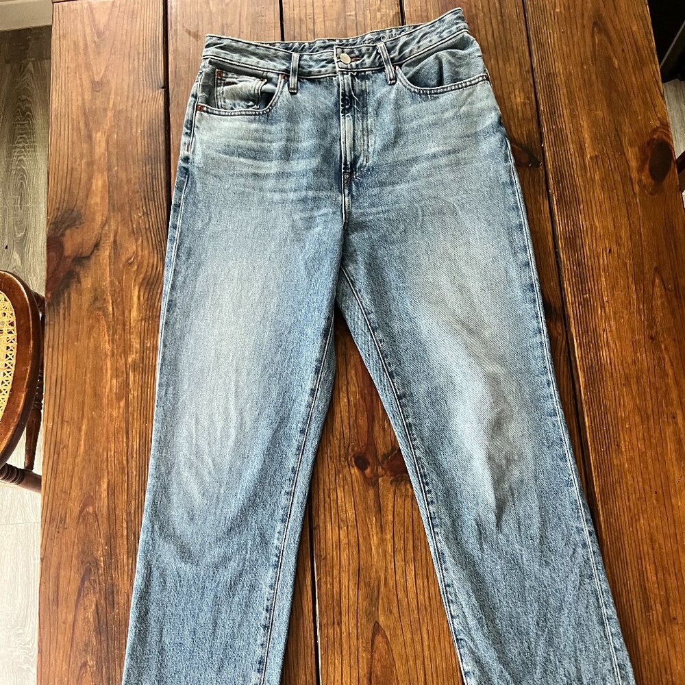 Outerknown The Strand Straight Leg Women's Jeans, Size 29, Medium Blue, NWOT